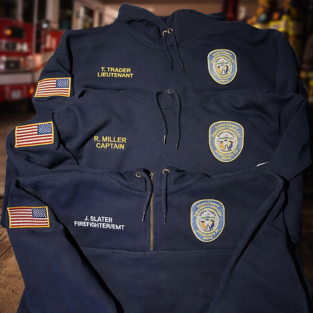 Embroidered Fleece Hoodie