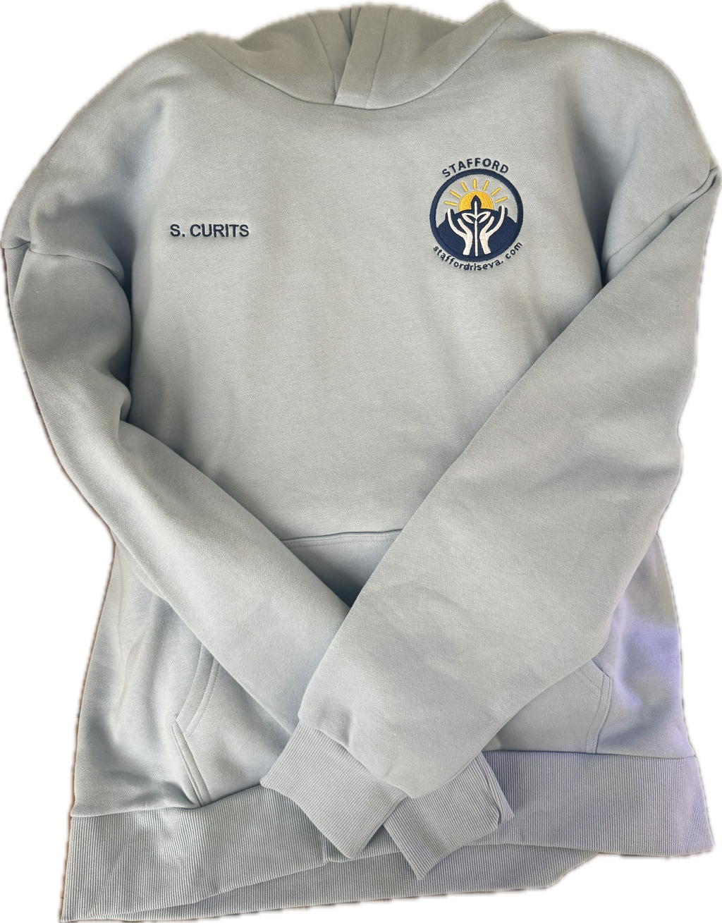 Embroidered Fleece Hoodie