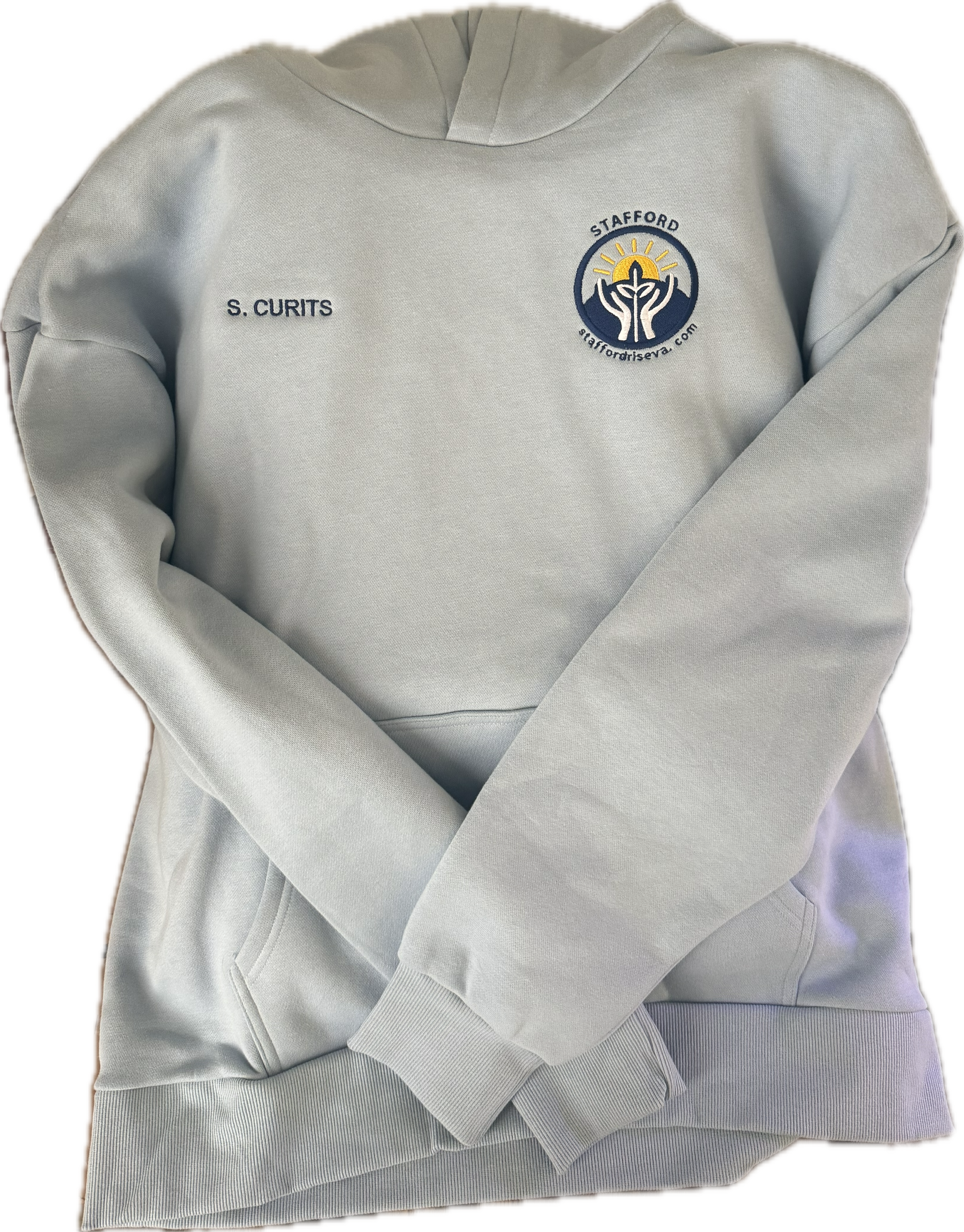 Embroidered Fleece Hoodie